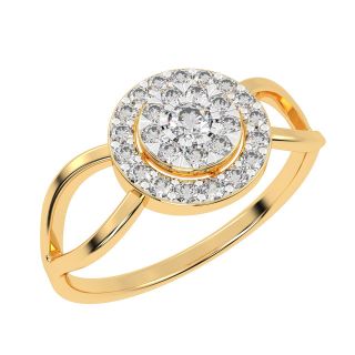 Blooming Flower designer Diamond Ring For Her